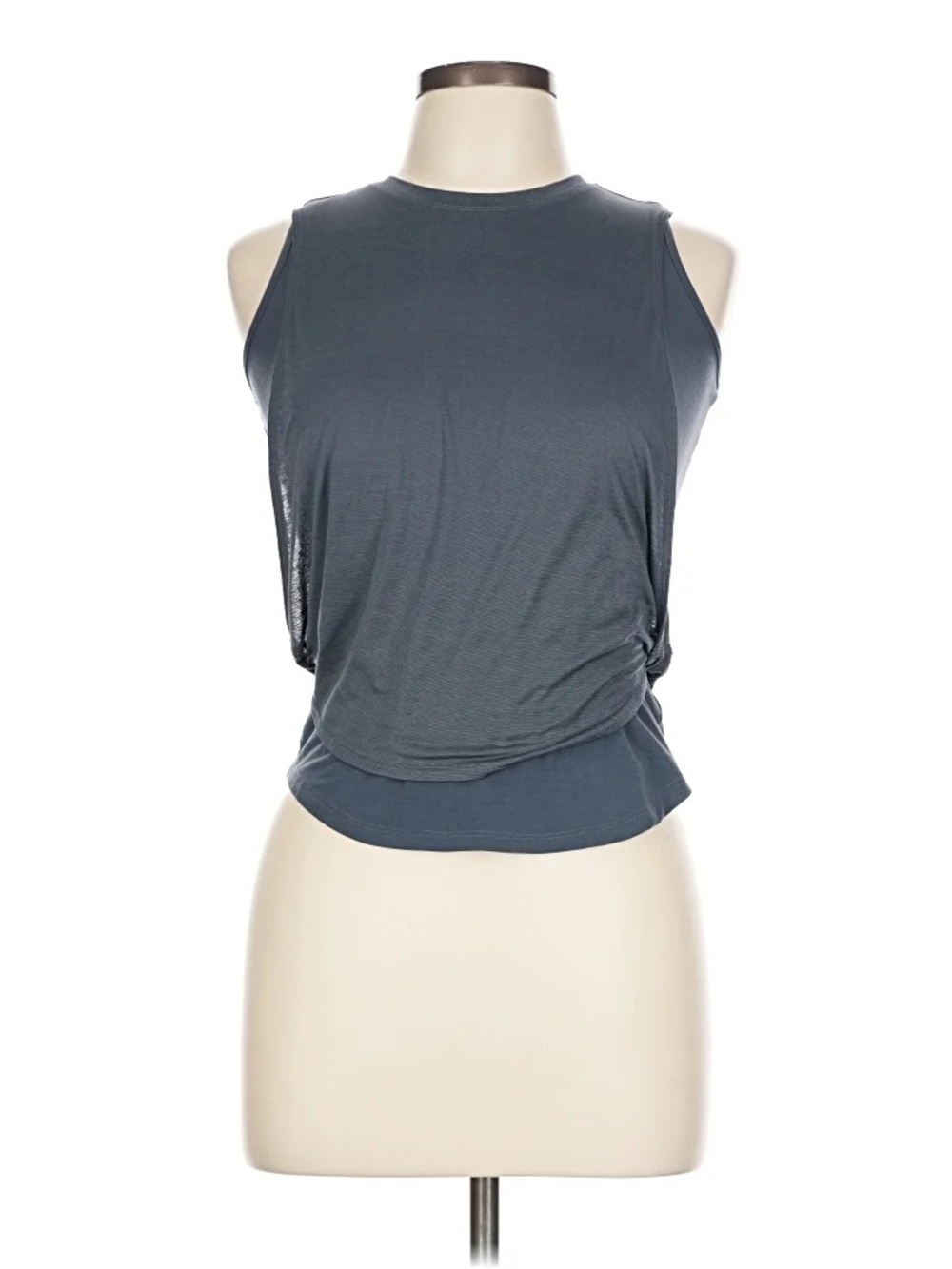 Athleta Slate Blue Twist-Front Sleeveless Tank